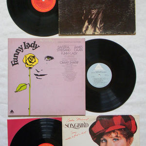 STREISAND 3 LP'S Funny Lady, Barbra, Songbird